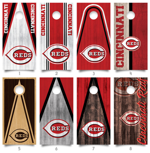 Cincinnati Reds Cornhole Wraps / Stickers / Skins / Decals