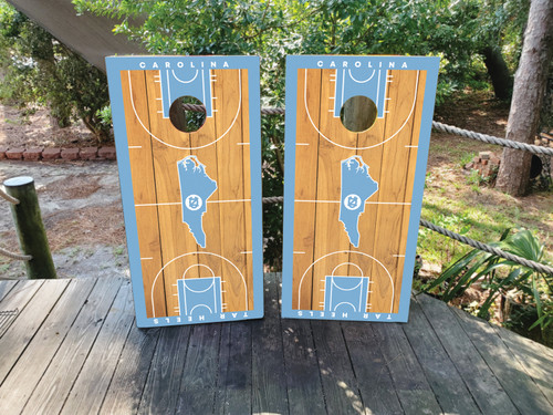 North Carolina Tar Heels Cornhole Wraps / Stickers / Decals / Vinyl