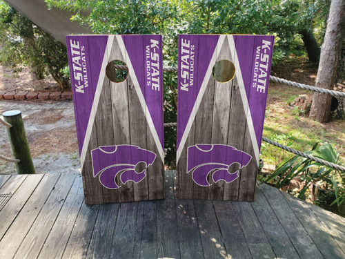 Kansas State Cornhole Wraps Skins Vinyls Decals