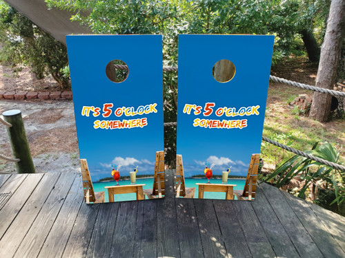 Margaritaville cornhole wraps / vinyl / stickers / decals