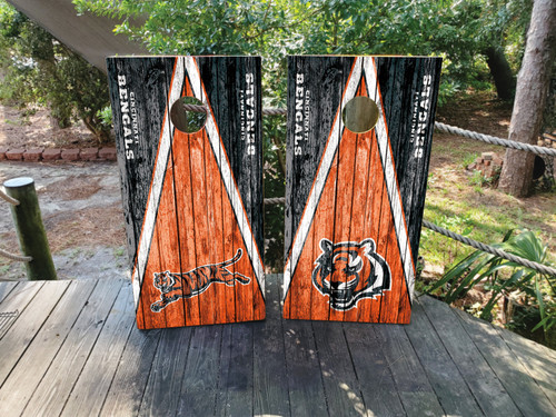 Bengals Cornhole Wraps / Skins / Vinyls / Decals / Stickers