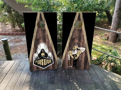 Purdue Pete / Boilermakers Cornhole Wraps / Skins - Design 4