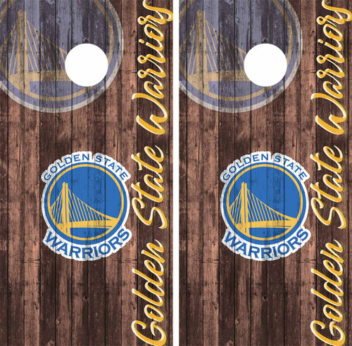 Golden State Warriors  cornhole Wrap / Skins / Decals / Stickers