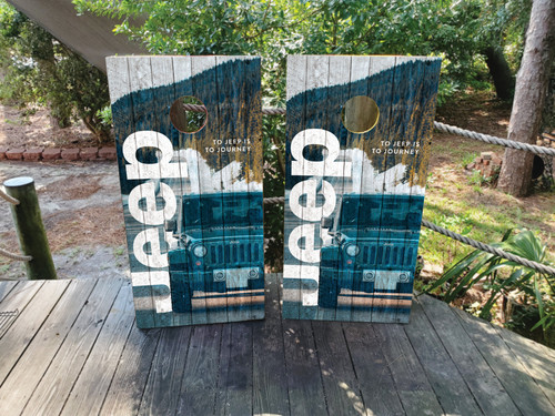 Jeep Cornhole Decals / Wraps / Skins / Vinyls / Stickers Jeep Cornhole Decals / Wraps / Skins / Vinyls / Stickers