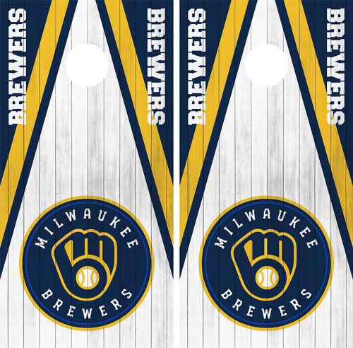 Brewers Cornhole Wraps / Skins / Vinyls / Decals / Stickers