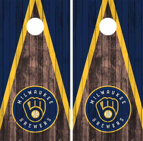 Brewers Cornhole Wraps / Skins / Vinyls / Decals / Stickers