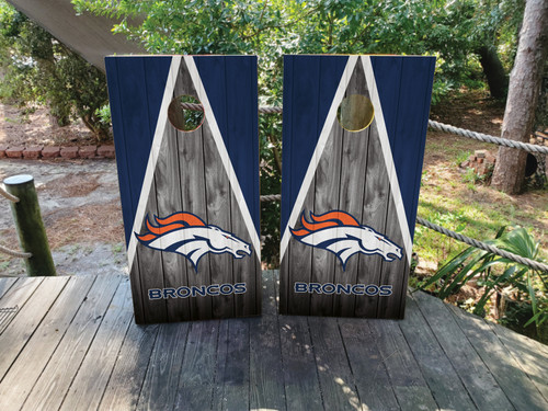 Denver Broncos Cornhole Wraps / Vinyl / Decals / Stickers