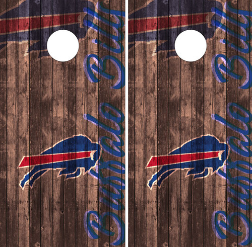 Buffalo Bills Cornhole Wraps