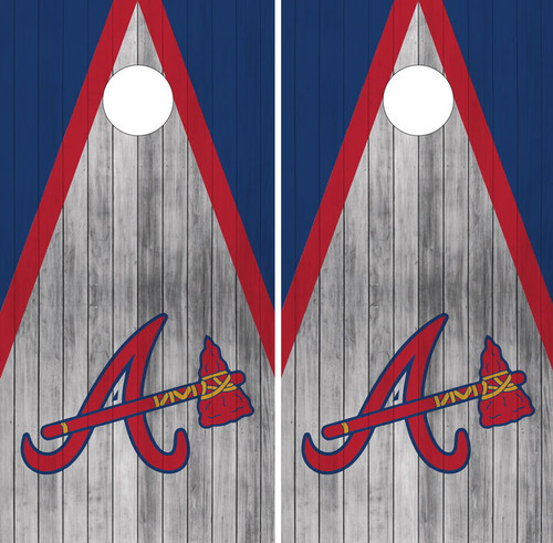 Atlanta Braves Cornhole Wraps / Skins / Decals / Stickers
