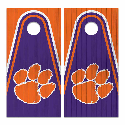 Clemson Tigers Cornhole Wraps Skins Vinyls Decals