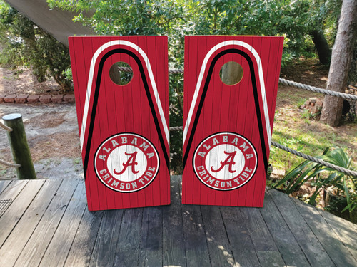 Alabama Crimson Tide Cornhole Wraps