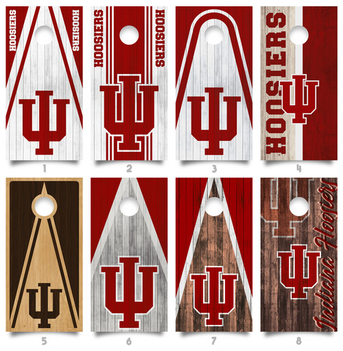 Indiana Hoosiers Cornhole Wraps / Stickers / Decals / Vinyl