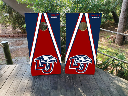 Liberty Flames  Cornhole Wraps / Stickers / Decals / Vinyl