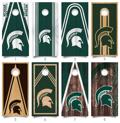 Michigan State, MI Spartans Cornhole Wraps / Stickers / Decals / Vinyl