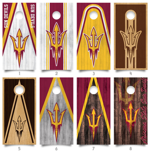 ASU, Arizona State Sun Devils, Cornhole Wraps / Stickers / Decals / Vinyl