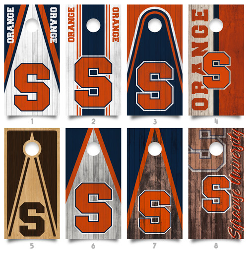Syracuse Orange Cornhole Wraps / Stickers / Decals / Vinyl
