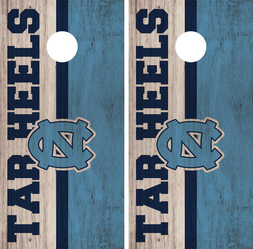 North Carolina Tar Heels Cornhole Wraps / Stickers / Decals / Vinyl