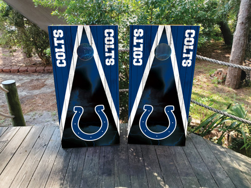 Indianapolis Colts Cornhole Wrap / Skins / Decals / Stickers