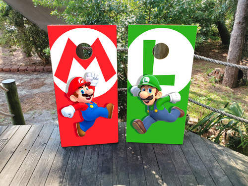 Super Mario Cornhole Wraps