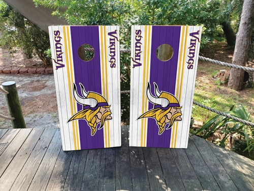 Minnesota Vikings Cornhole Wraps / Stickers / Decals / Vinyl