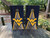 WV, West Virginia Mountaineers Cornhole Wraps / Stickers / Decals / Vinyl