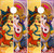 Half Ganesha, Half Buddha cornhole wraps / skins / decals/ stickers