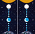 Moon phase cornhole wraps / skins / decals/ stickers