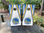 Golden State Warriors  cornhole Wrap / Skins / Decals / Stickers