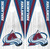 Avalanche Cornhole Wraps / Stickers / Vinyl / Decals