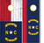 North Carolina State Flag Cornhole Wraps