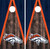 Denver Broncos Cornhole Wraps