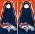 Denver Broncos Cornhole Decals