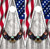 American Flag Eagle Cornhole Wraps / Skins