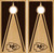 Natural Wood Grain Kansas City Chiefs,  Cornhole Wraps Skins Vinyls Decals Stickers