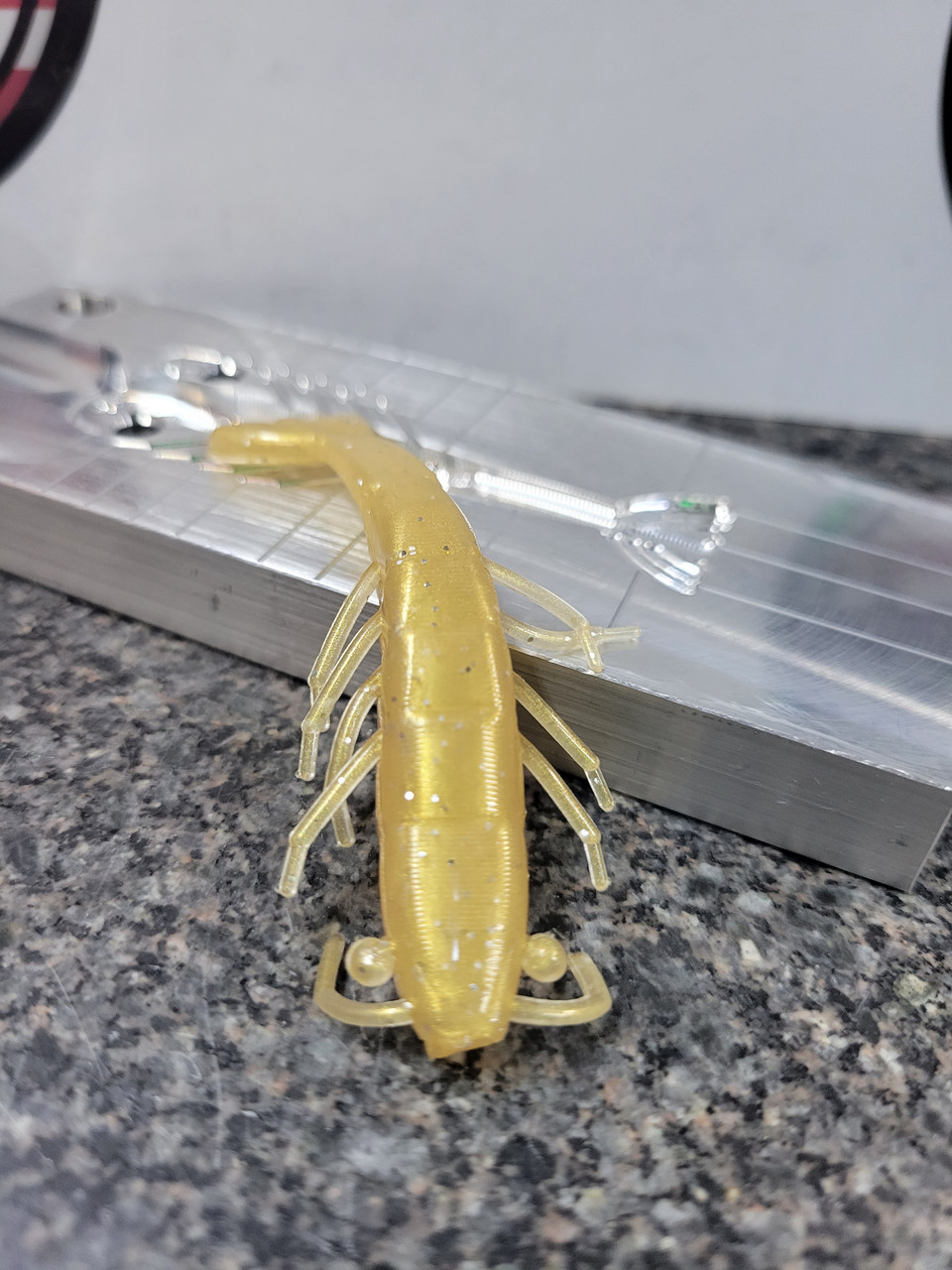 3 Inch Shrimp Prawn Bait Mold