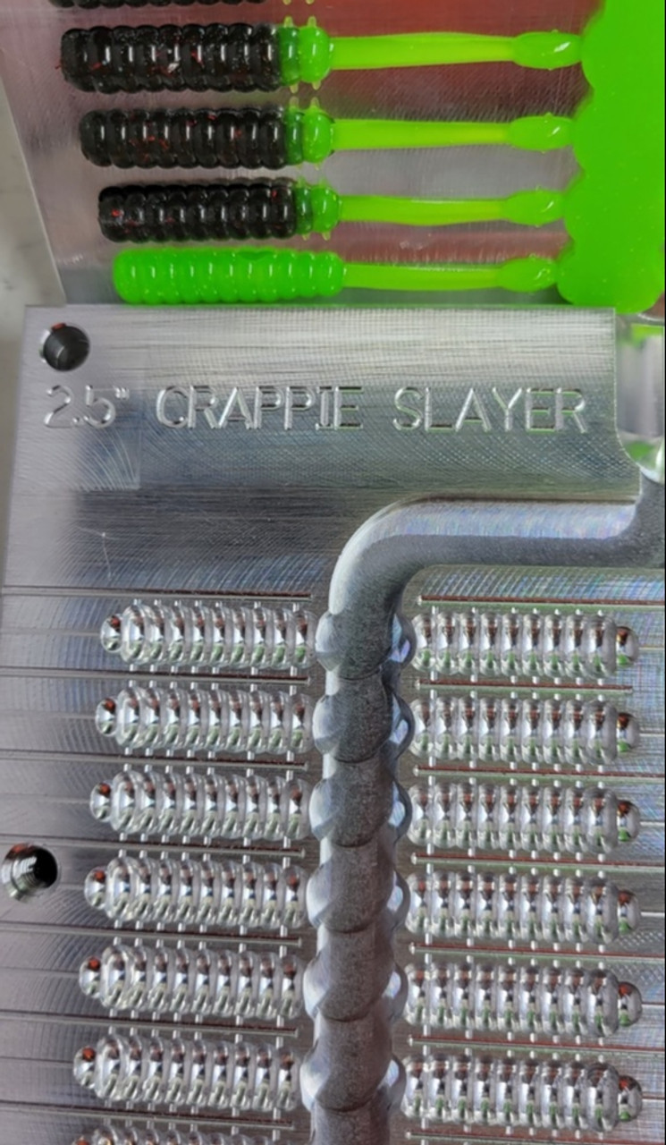 CRAPPIE SLAYER - 2 - 10 cavity mold - JACOBS MOLD & MACHINE