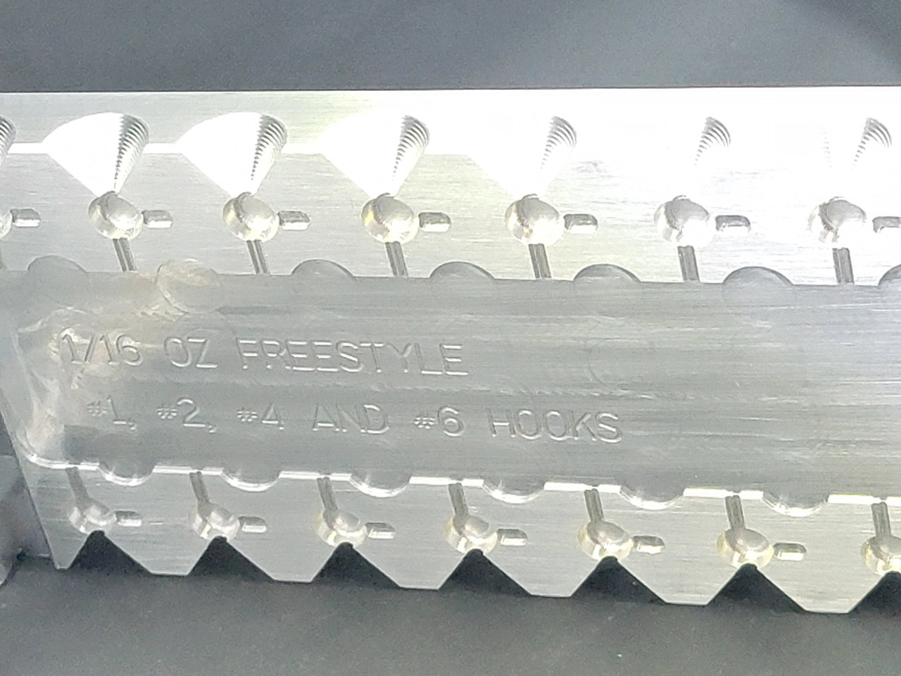 Pony Head Jig Mold PHB-5-A, Sz: 1/32, 1/16, 1/8, 1/4, 3/8 (#1224)