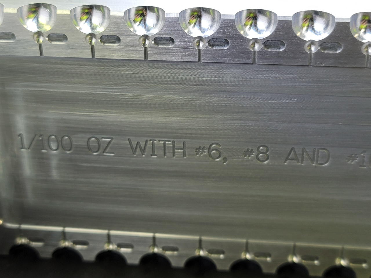 Lead Jig Head Ultralight mold from gr. 1 per gr. 10 F 72
