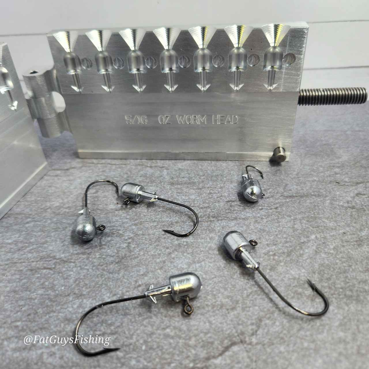 Worm Nose Sinkers -Asstd Sizes Available- Free Shipping-Proudly Made in Worm Nose Sinkers -Asstd Sizes Available- Free Shipping-Proudly Made in