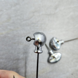 Football Head Jig - Recessed for Eye - Collar Football Head Jig - Recessed for Eye - Collar