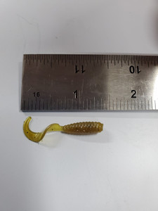 T117 Grub Fishing Mold G Tail Lure Bait Creature Soft Plastic 36-75 mm 