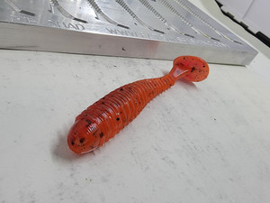 G-Tail Fat Grub Bait Mold Mould Twister Fishing Soft Plastic Lure 42-100 mm