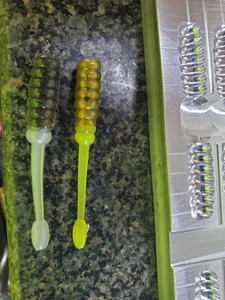  Crappie Lure Mold Set with 2-1/2 Shaky EEL and 2