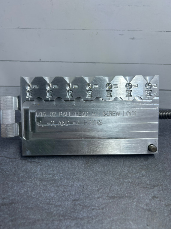 Ball Head Jig Mold - Screw Locks