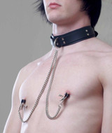 Collar W/ Attached Nipple Clamps- SpicyGear.com