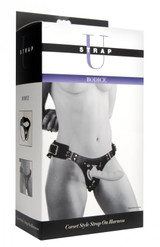 Strap U Bodice Corset Style Strap On Harness box