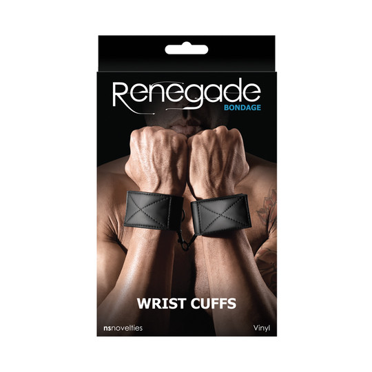 Renegade Bondage Wrist Cuff Black