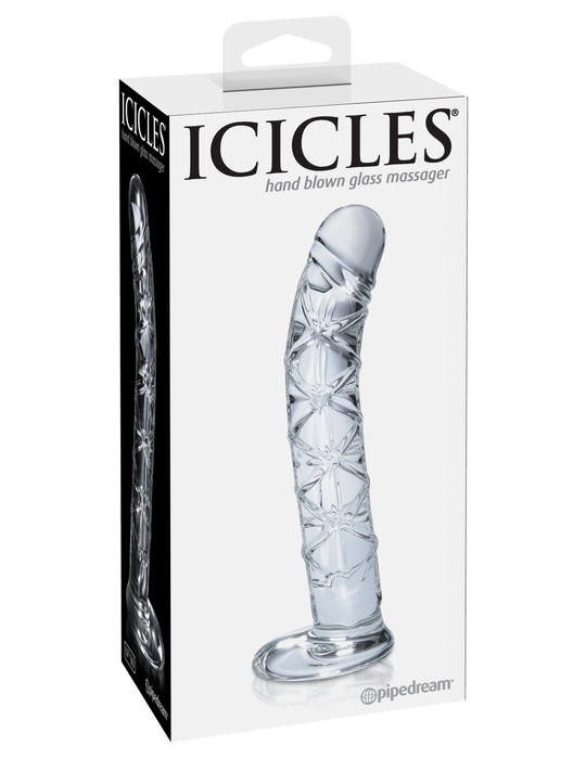 Icicles #60 Glass Dildo box