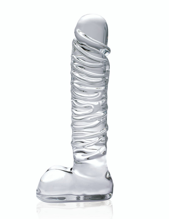 Icicles #63 Glass Dildo