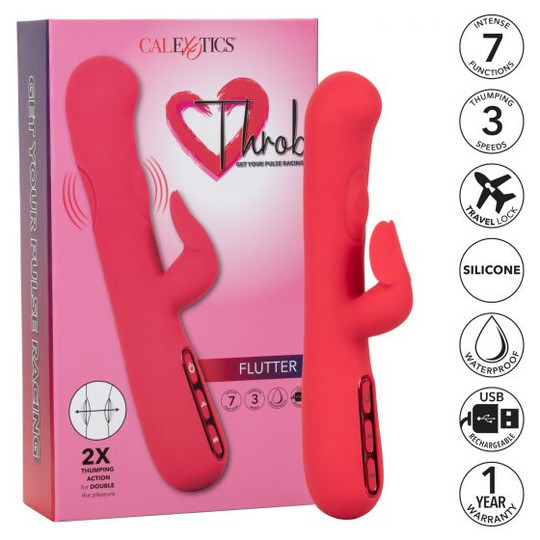 Throb Flutter Waterproof Vibrator